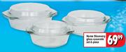 Home Discovery Glass Casserole Set-6 Piece