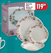 Romantic 12-Piece Rose Dinner Set