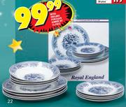 Royal 12-Piece England Porcelain Dinner Set