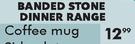 Banded Stone Dinner Coffee Mug-Each