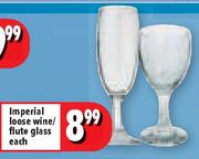 Imperial Loose Wine/Flute Glass-Each
