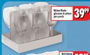 Wine/Flute Glasses 6 Piece-Per Pack