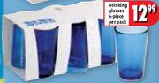 Drinking Glasses 6 Piece-Per Pack