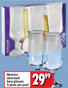 Nevakar Stemmed Beer Glasses 3 Piece-Per Pack