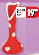 Ceramic Heart Vase