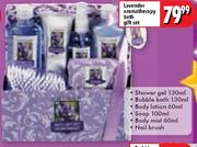 Lavender Aromatherapy Bath Gift Set-Each