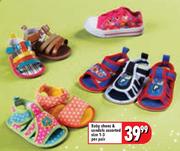 Baby Shoes & Sandles Assorted Size 1-3-Per Pair