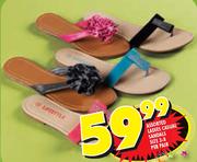 Assorted Ladies Casual Sandles Size 3-8-Per Pair