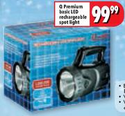 Q Premium Basic LED Rechargeable Spot Light