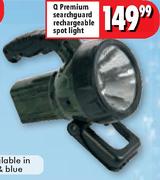 Q Premium Searchguard Rechargeable Spot Light