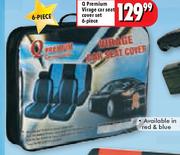 Q Premium Virage Car Seat Cover Set-6 Piece 