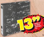 Croxley A4 No Index Lever Arch File