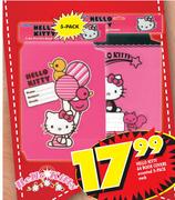 Hello Kitty A4 Book Covers Assorted 5-Pack-Each
