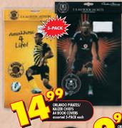 orlando Pirates/Kazer chiefs A4 Book Covers Assorted 5-Pack-Each