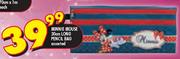 Minnie Mouse 30cm Long Pencil Bag Assorted