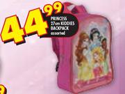 Princess 27cm Kiddies Backpack Assorted