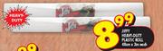 Jiffy Heavy-Duty Plastic Roll 48cmx3m-Each