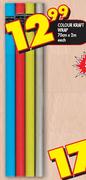 Colour Kraft Wrap 70cmx2m-Each