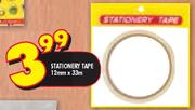 Stationery Tape 12mmx33m