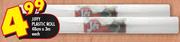 Jiffy Plastic Roll 48cmx3m-Each