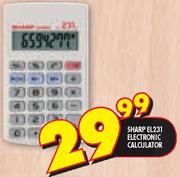 Sharp EL231 Electronic calculator