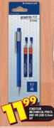 Staedtler Mechanical Pencil And HB Lead 0.5mm Set