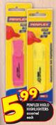 Penflex Higlo Highlighters Assorted-Each