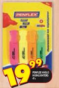 Penflex Higlo Highlighters-4's