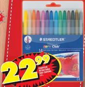 Staedtler Retractable Wax Crayons-14's