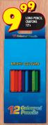 Long Pencil Crayons-12's