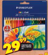 Staedtler Long Pencil Crayons-24's