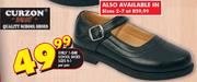 Curzon Girls' 1-Bar School Shoes Sizes 9-1-Per Pair