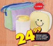 Prochef Lunch Box Set With Bag 3 Piece