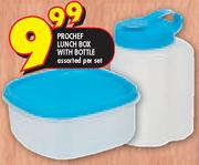 Prochef Lunch Box With Bottle-Per Set