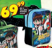 Ben 10 38cm Large Backpacks Assorted