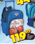Cars 28cm Trolley Backpacks Assorted