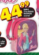 Barbie 27Cm Kiddies Backpacks
