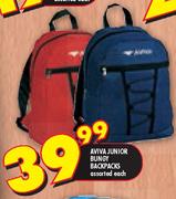 Aviva Junior Bungy Backpacks Assorted-Each