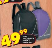 Aviva Junior Fashion Backpacks Assorted-Each
