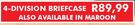 Fullmarks 4 Division Briefcase-Each