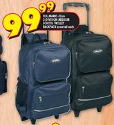 Fullmarks 42Cm 2 Division Medium School Trolley Backpack-Each