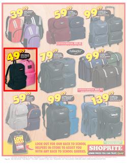 Shoprite : Low Prices For School (30 Dec - 26 Jan 2014), page 20