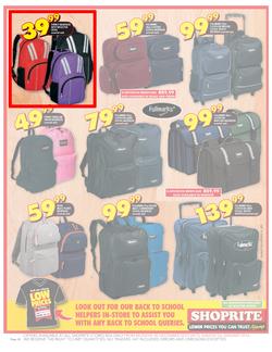 Shoprite : Low Prices For School (30 Dec - 26 Jan 2014), page 20