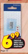 Staedtler Single Hole Metal Pencil Sharpener