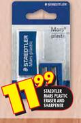  Staedtler Mars Plastic Eraser And Sharpener