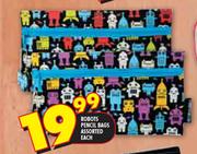 Robots Pencil Bags Assorted Each