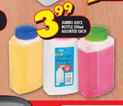 Jumbo Juice Bottle 350ml Assorted-Each