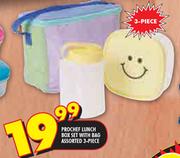 Prochef Lunch Box With Bag Assorted-3-Piece