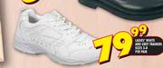 Ladies' White And Grey Trainers-Sizes-3-8 Per Pair 
