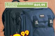 Fullmarks 2-Division Drawstring Backpacks